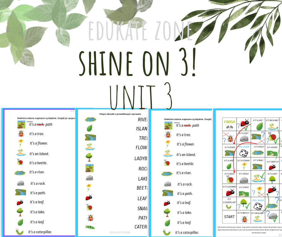 Shine on  3! - unit 3 Nature